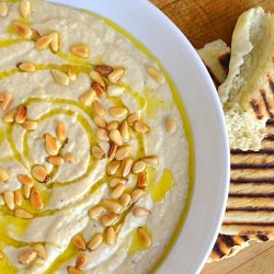 Hummus and Laffa Bread