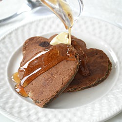 Chocolate Avocado Pancakes