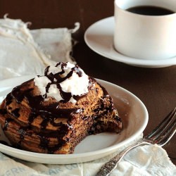 Cappuccino Pancakes & Mocha Syrup