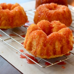 Orange Bundt Cakes