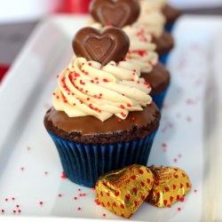 Chocolate PB Cupcakes