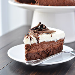 Triple Chocolate Mousse Cake