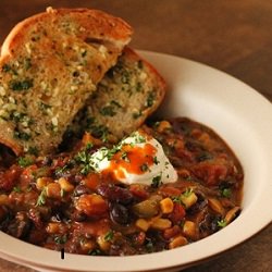Smoky Okra and Corn Chili