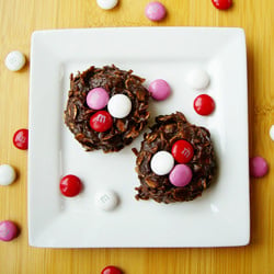 Valentine’s No Bake Cookies