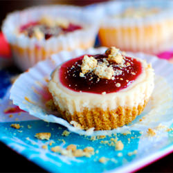 Raspberry Vanilla Cheesecake Bites