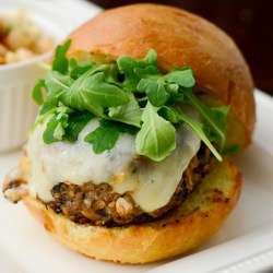 Mushroom-Crusted Turkey Burgers
