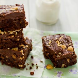 Chocolate Nutella Hazel Nut Brownie