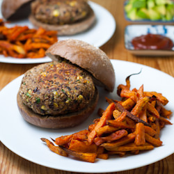 Homemade Black Bean Burgers