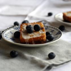Lime and Blueberry Cakes