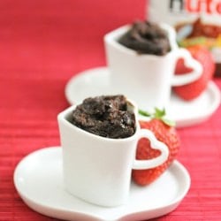Flourless Nutella Mug Cake
