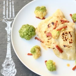 Chorizo and Cauliflower Pierogi