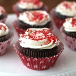 Chocolate Sour Cream Cupcakes