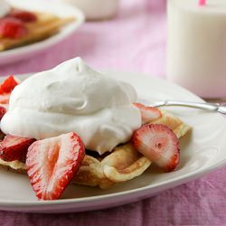 Strawberry Shortcake Waffles
