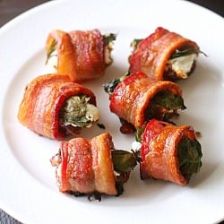 Goat Cheese Stuffed Bacon