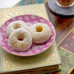 Baked Coconut Mini Doughnuts