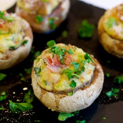 Stuffed Cremni Mushrooms