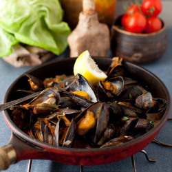 Mussels in White Wine Sauce