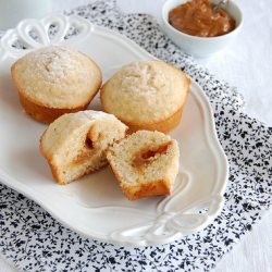 Almond and Dulce de Leche Muffins