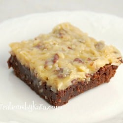 German Chocolate Brownies