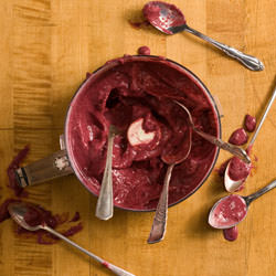 Frozen Blackberry Yogurt