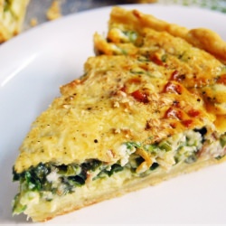 Spinach & Bacon Quiche