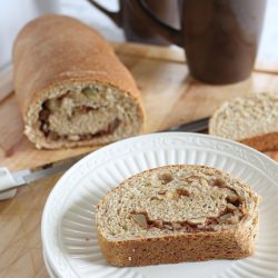 Apple Cinnamon Walnut Swirl Bread