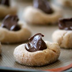Nutella Peanut Butter Cookies