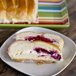 Cranberries and Cream Cheese Bread