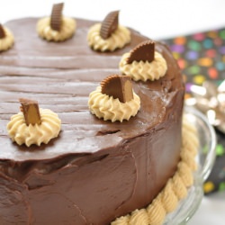 Chocolate Peanut Butter Layer Cake