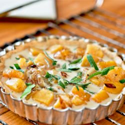 Butternut Squash and Bacon Tartlets