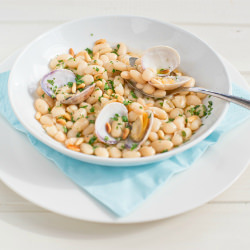 White Beans with Clams and Pine Nuts