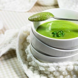 Green Pea Cream Soup