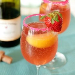 Virgin Peach Sangria