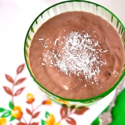 Chocolate Coconut Soft Serve
