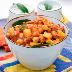 Veal Stew with Chorizo