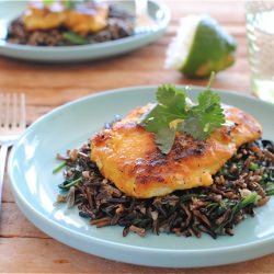 Turmeric Chicken with Wild Rice