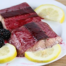 Blackberry Glazed Salmon