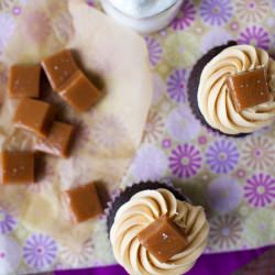 Salted Caramel Chocolate Cupcakes