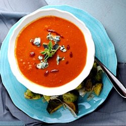 Spicy Blue Cheese & Tomato Soup