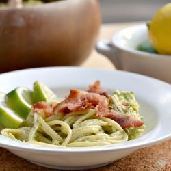 Creamy Chicken & Avocado Pasta