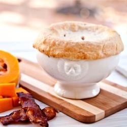Butternut Squash & Bacon Pot Pie