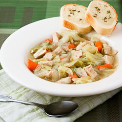Cabbage and Chicken Soup