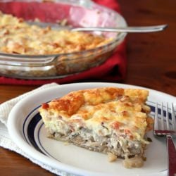 Bacon, Gruyere, and Endive Quiche