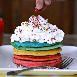 Rainbow Pancakes