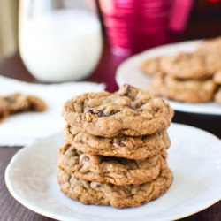 Chocolate Cherry Oatmeal Cookie