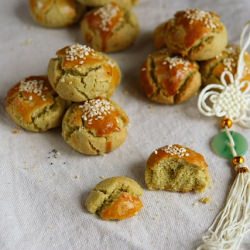 Green Peas Spelt Cookies