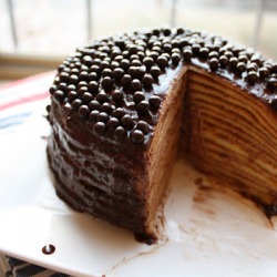 Chocolate-Hazelnut Crepe Cake