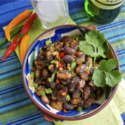Spiced Popped Beans