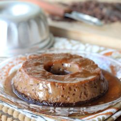 Flan de Chocolate