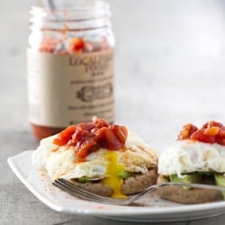 Spicy Avocado Egg Stacks